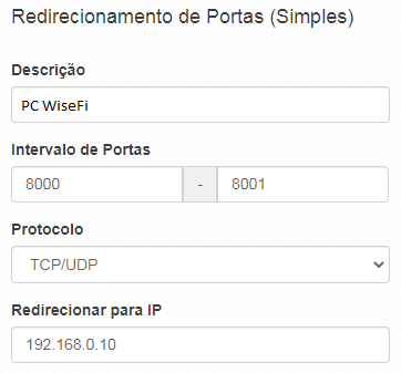 IMAGEM REDIRECIONAMENTO DE PORTAS SIMPLES